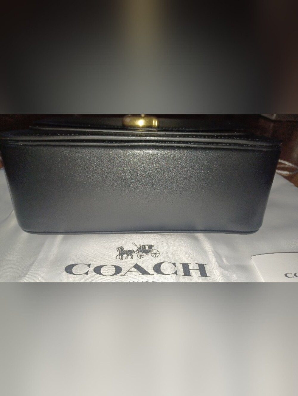 COACH MADISON SHOULDER BAG IN BLACK - Picture 8 of 9